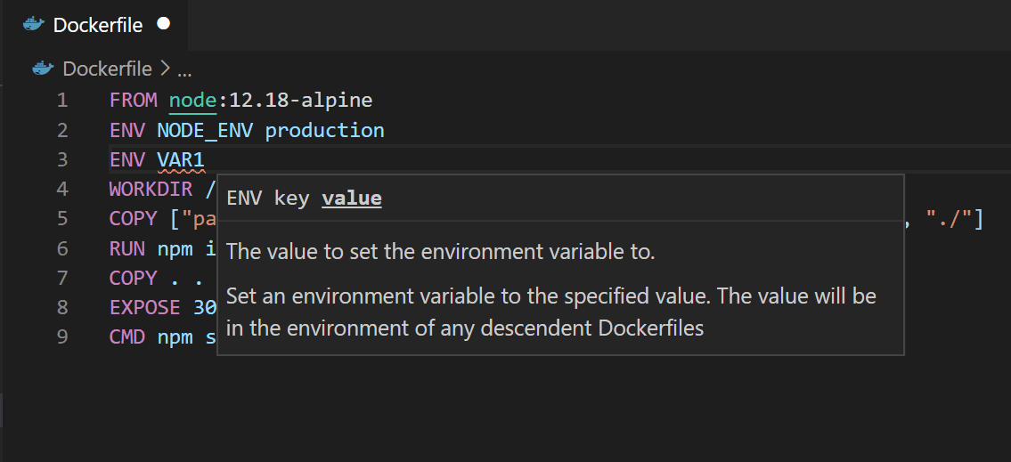 为 Docker 镜像添加环境变量