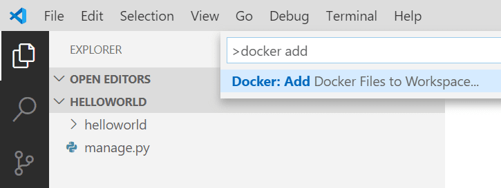 将 Dockerfile 添加到 Python 项目