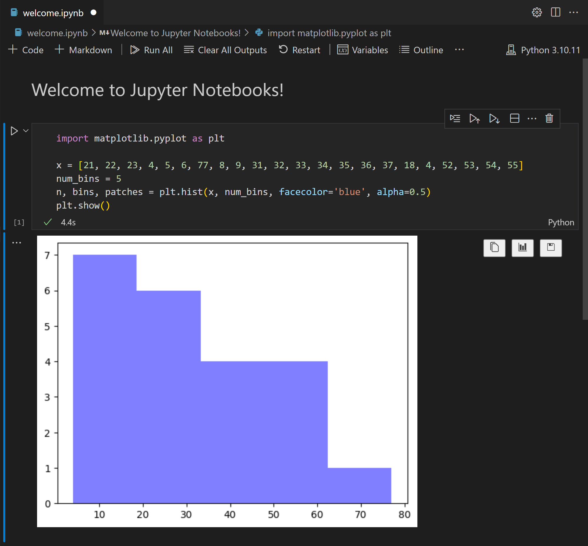 VS Code 中的 Jupyter Notebook 预览