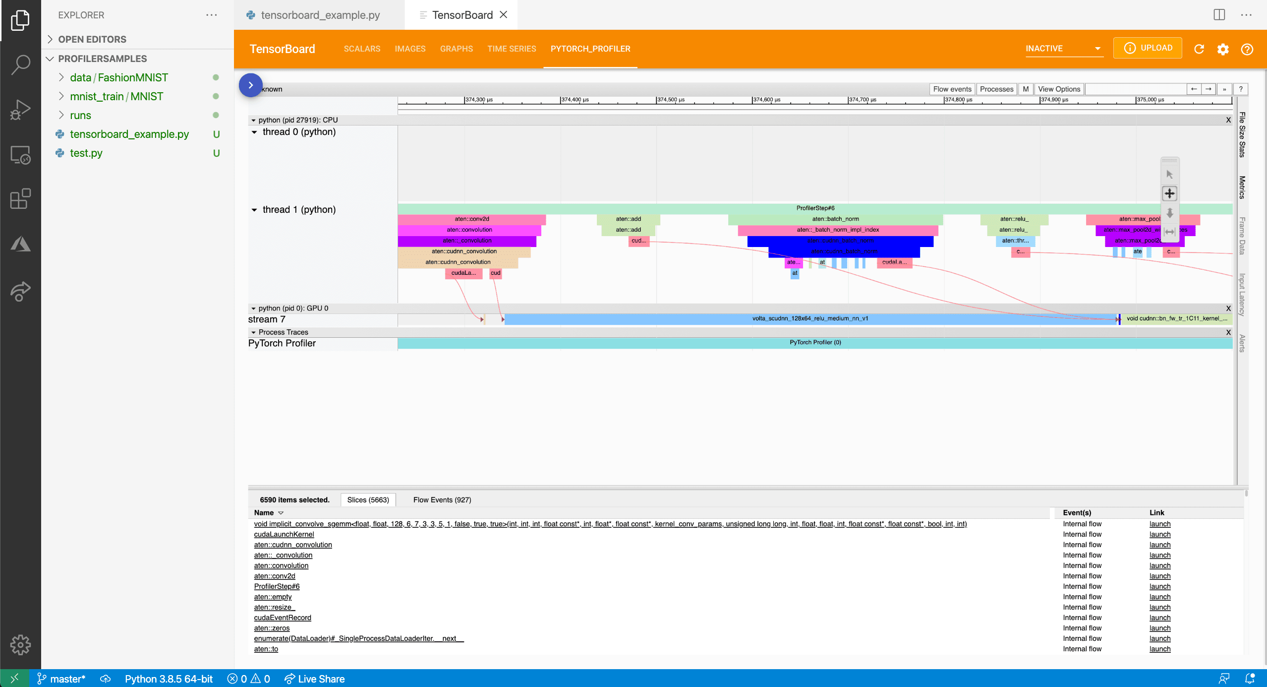 PyTorch Profiler 与 VS Code 集成