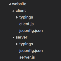 多个 jsconfig