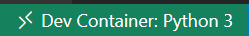 VS Code 左下角显示 Dev Containers 指示器