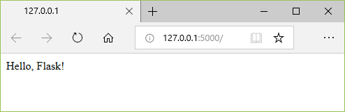 Flask 教程：在浏览器中运行应用程序