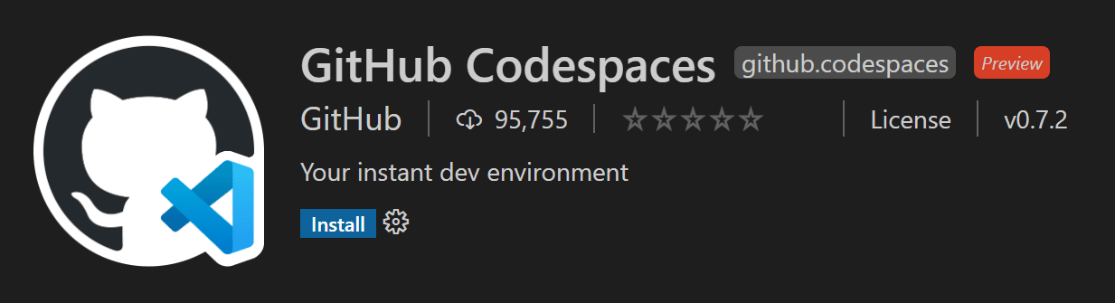 GitHub Codespaces 扩展
