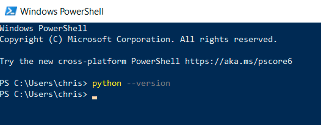 Windows 上没有 Python