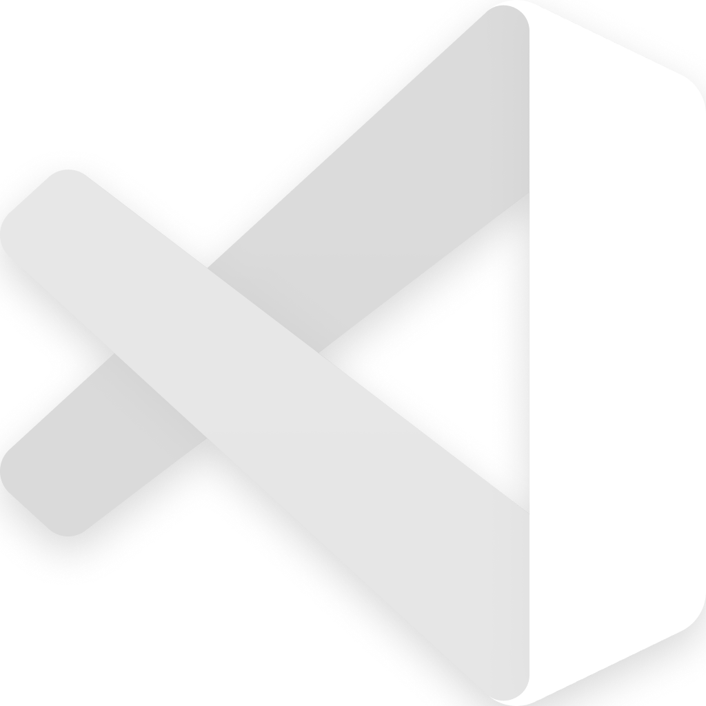 VS Code 图标（白色）