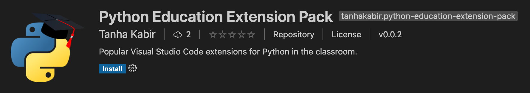 Python Education Extension Pack