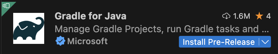 Gradle for Java 预发布扩展